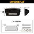 12V24V Anti-envelhecimento 8W Impermeável cor de caravana branca Motorhome RV 12V LED LUZ